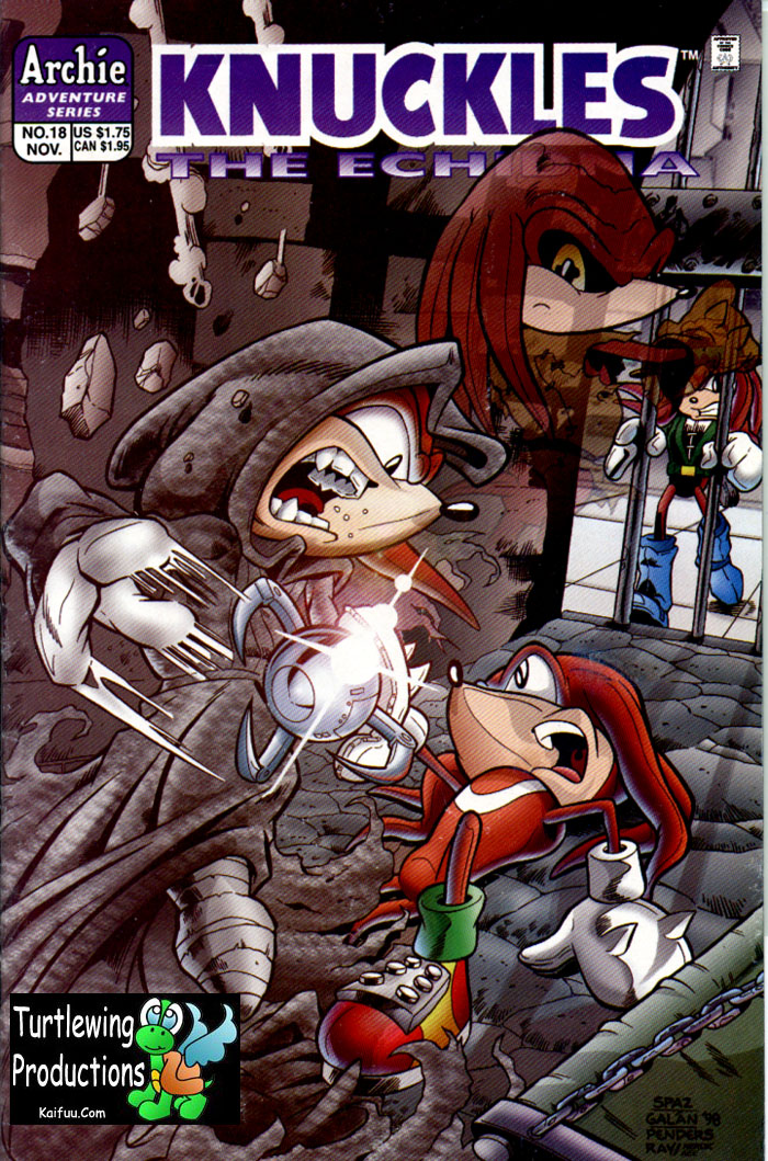 Knuckles - November 1998 Comic cover page
